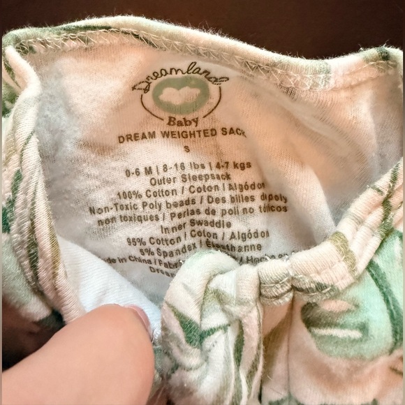 Dreamland Baby Weighted Sleep Swaddle Leaf Print - Picture 2 of 11